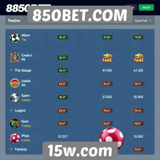 Jogos populares disponíveis no site 850BET.COM